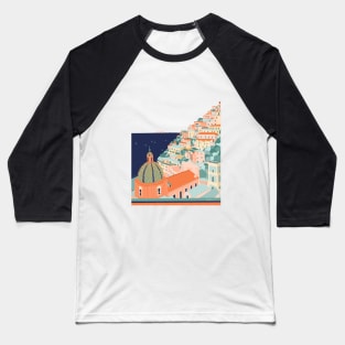 Positano, Amalfi coast, Italy Baseball T-Shirt